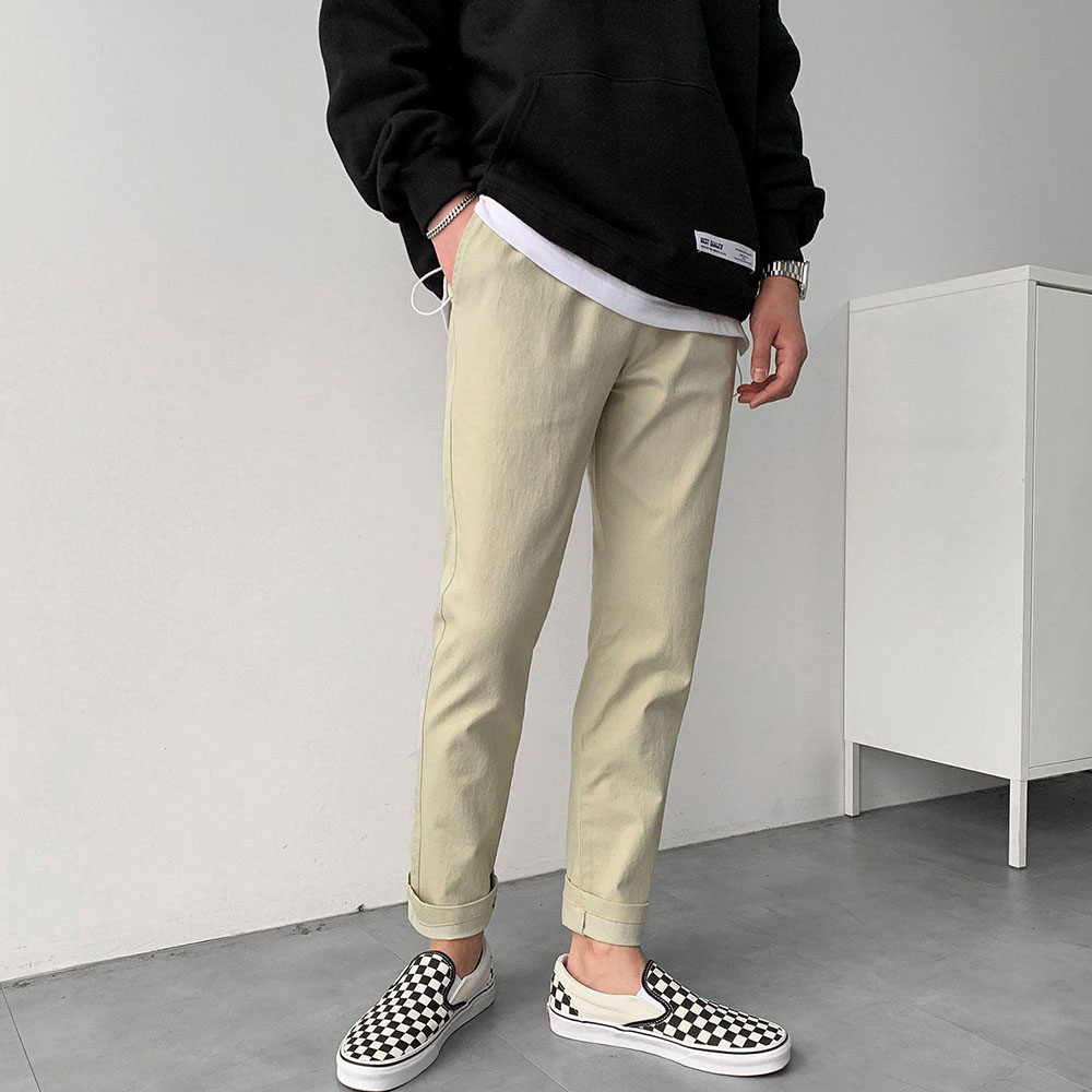 포시즌 밴딩 코튼 팬츠 (기본,기모)