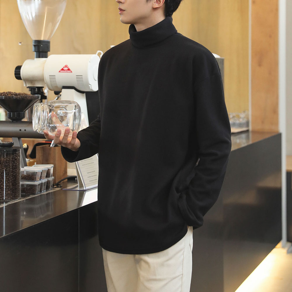 포근한 오버핏 후리스 폴라