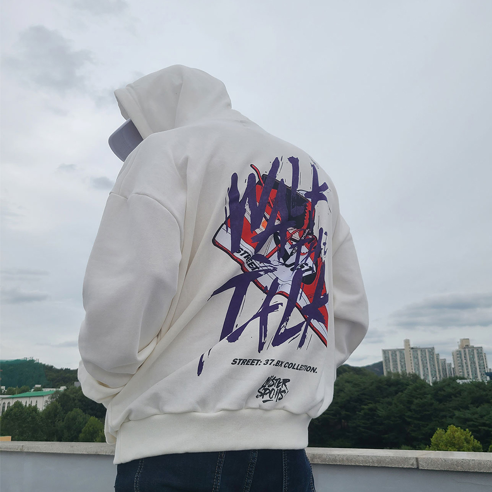 저스트 스트릿 빅 로고 후드티