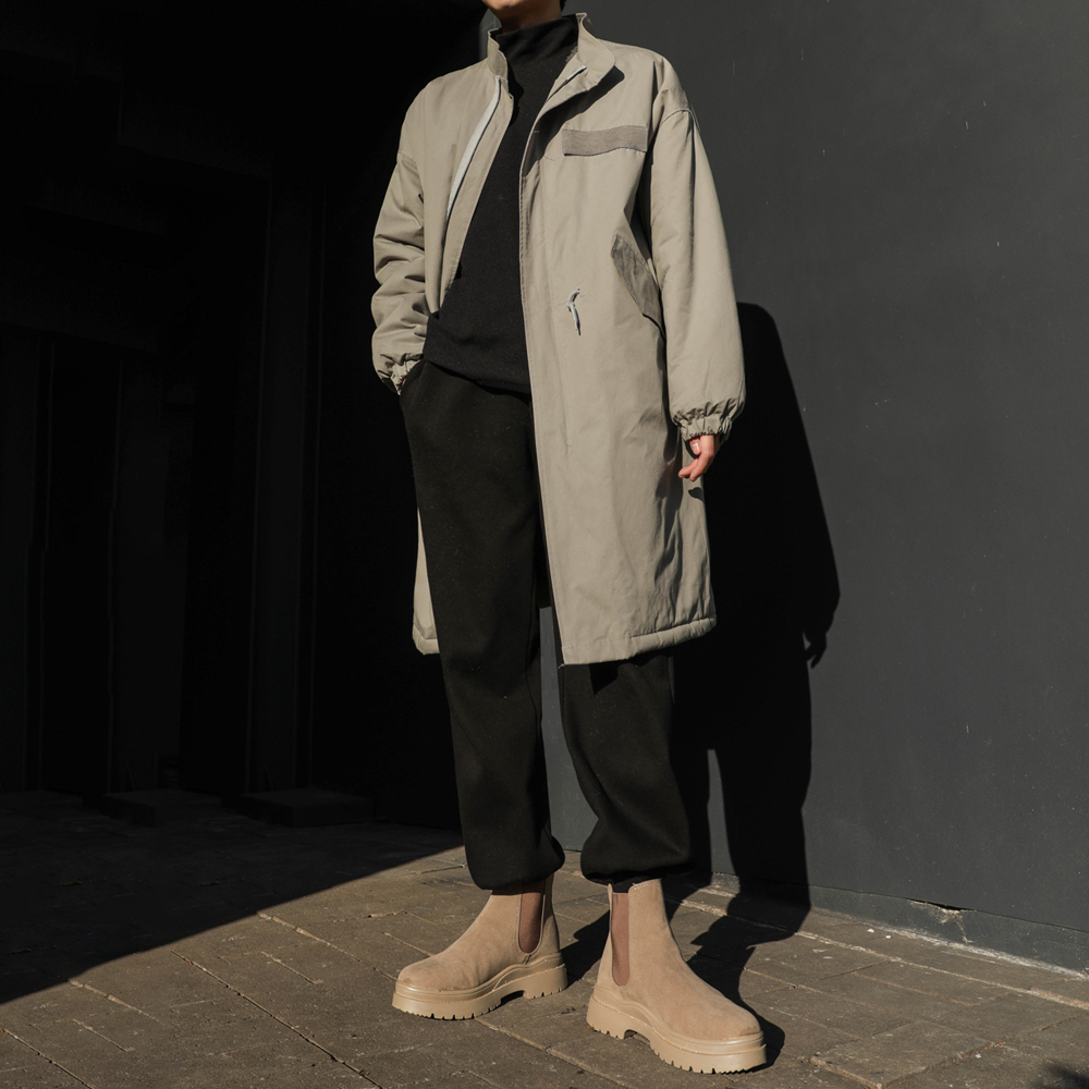 후리스 오버핏 개파카 야상