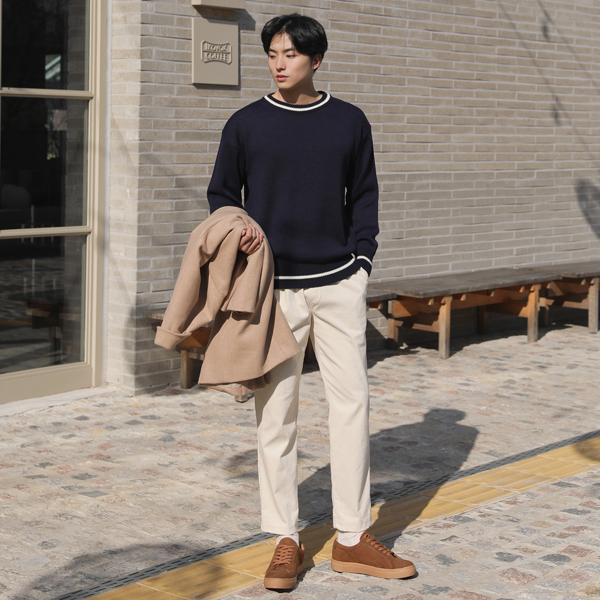 14컬러 하이브 라운드 니트