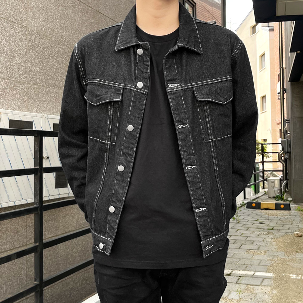 타임즈 데님 자켓