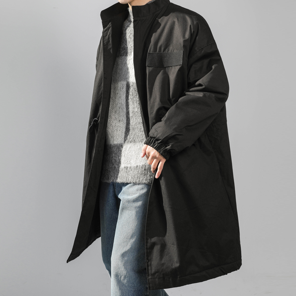 후리스 오버핏 개파카 야상